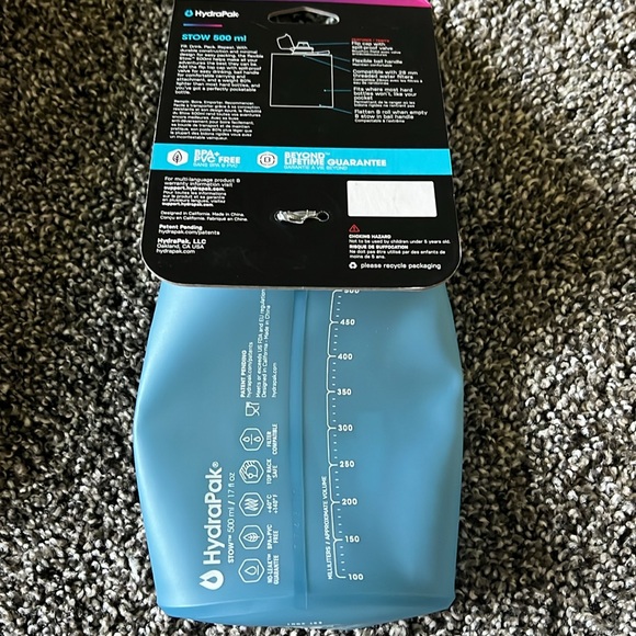 Hydrapak 500 ml flexible bottle - Picture 2 of 4